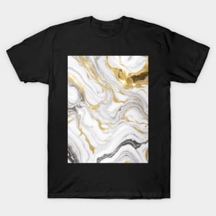 Silver marble gradient T-Shirt